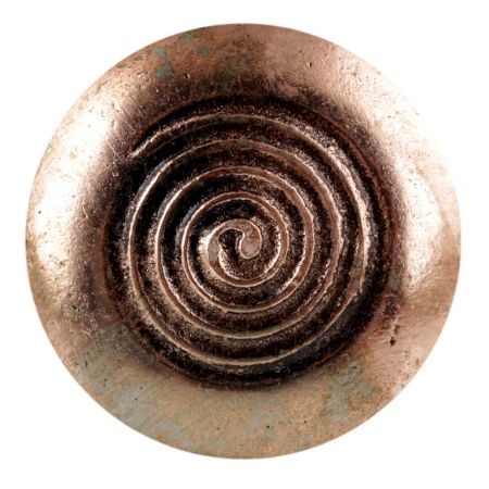 Round Spiral Antique Copper Aluminium Cabinet Knob